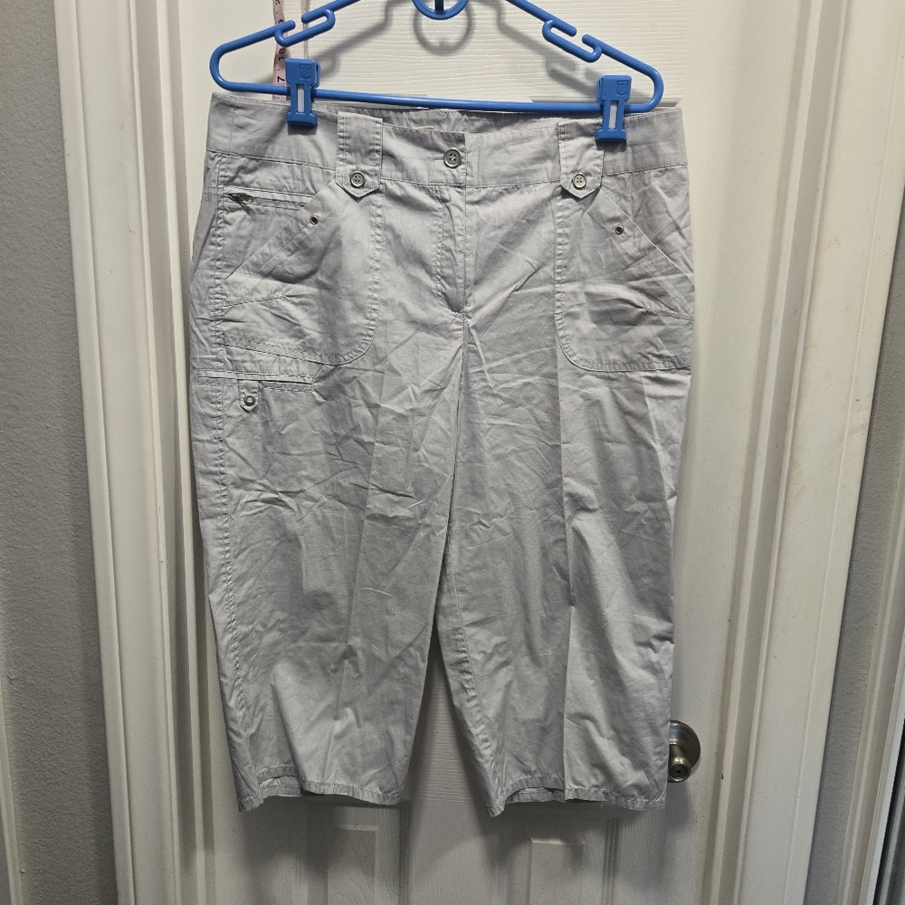 Sandro Light Gray  Cotton Shorts. Size 12